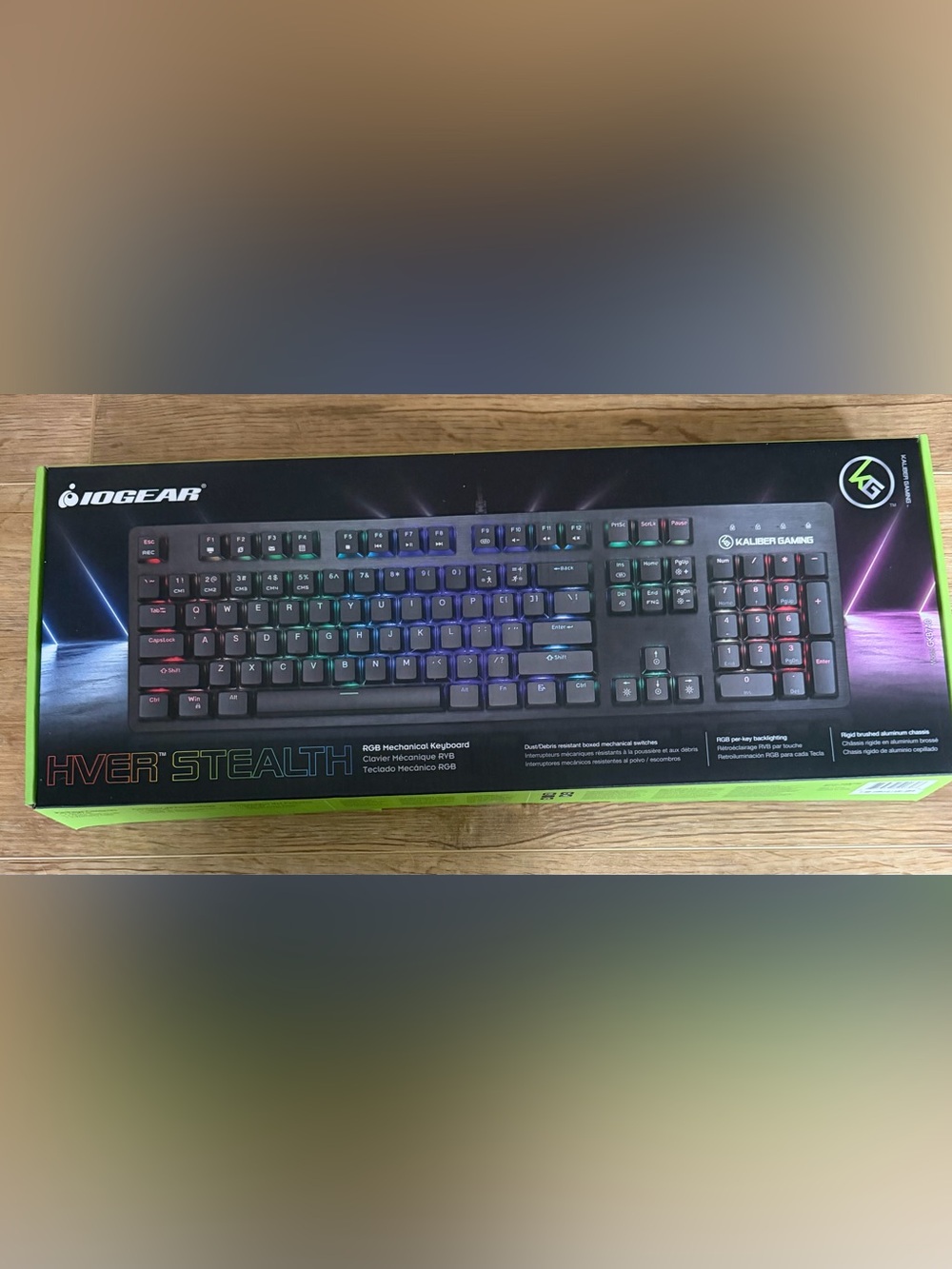 HVER Stealth RGB Mechanical Gaming Keyboard  New in box never opened- Black